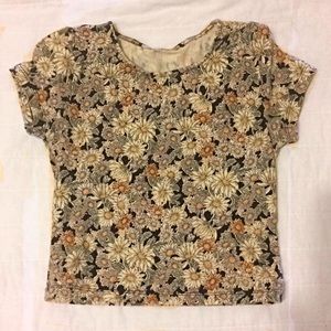 Floral crop top